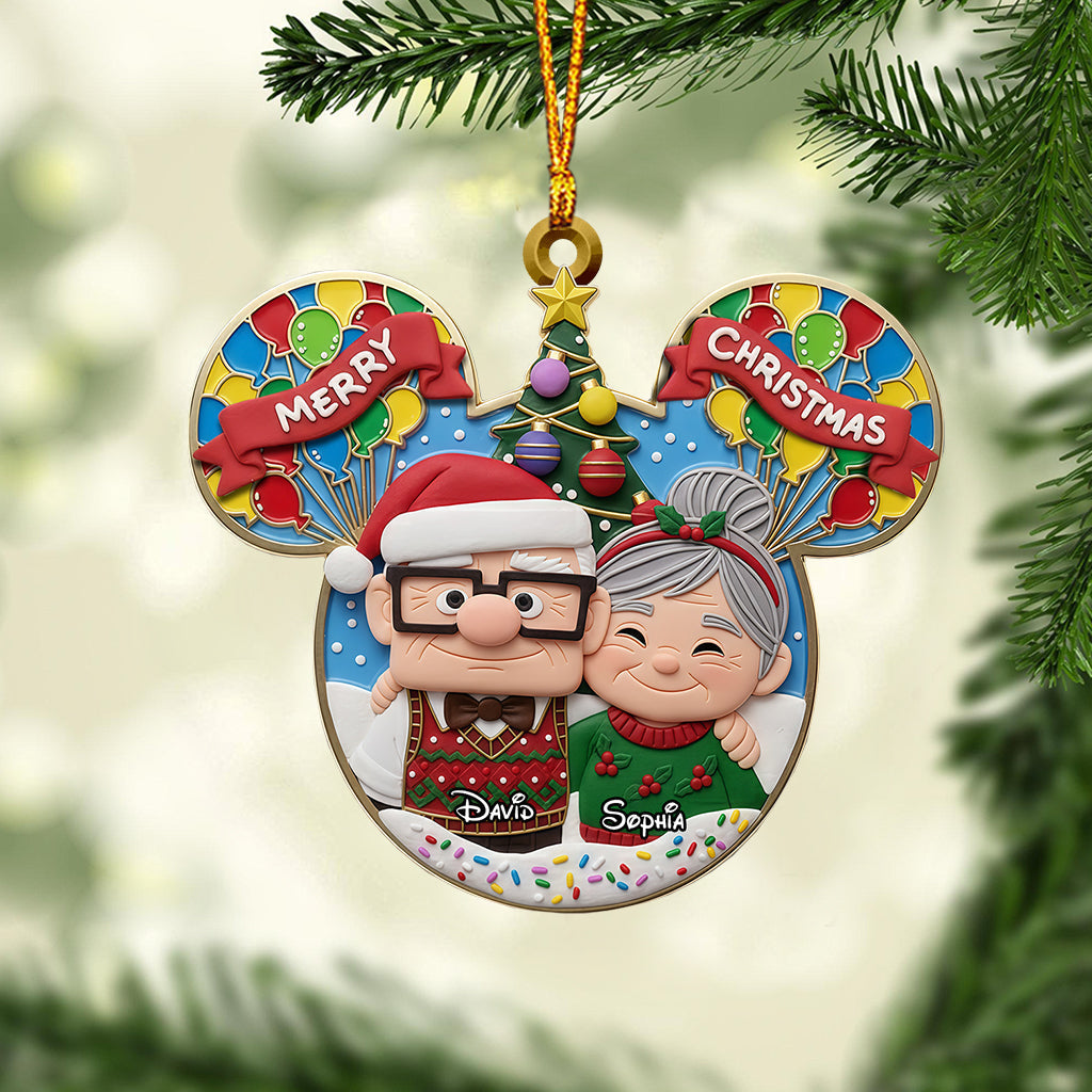 Personalized Mickey Mouse Christmas Ornament Custom Name Gift Ornament GradoCreations