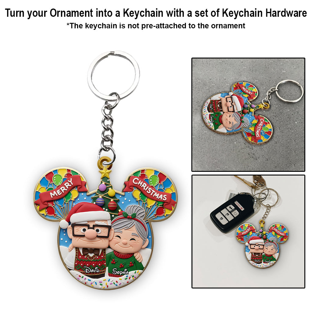 Personalized Mickey Mouse Christmas Ornament Custom Name Gift Ornament GradoCreations