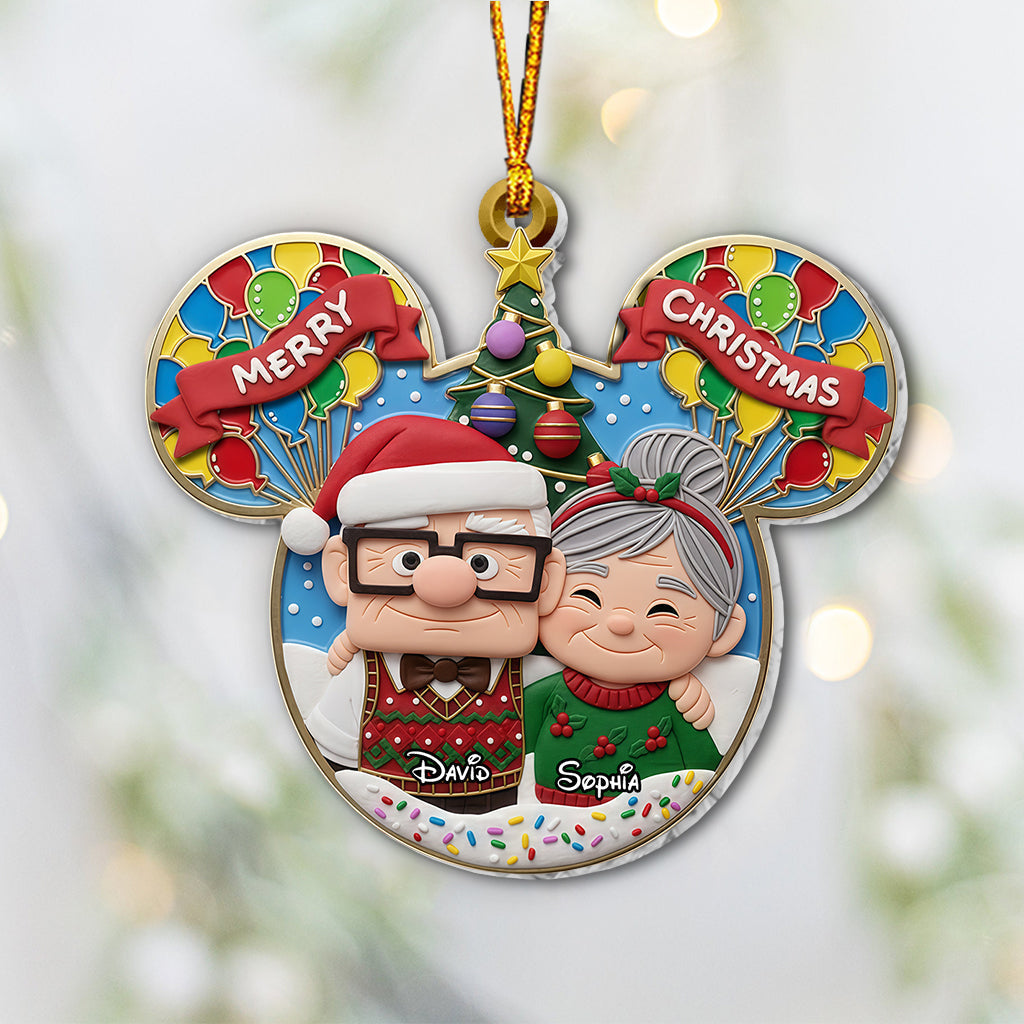 Personalized Mickey Mouse Christmas Ornament Custom Name Gift Ornament GradoCreations