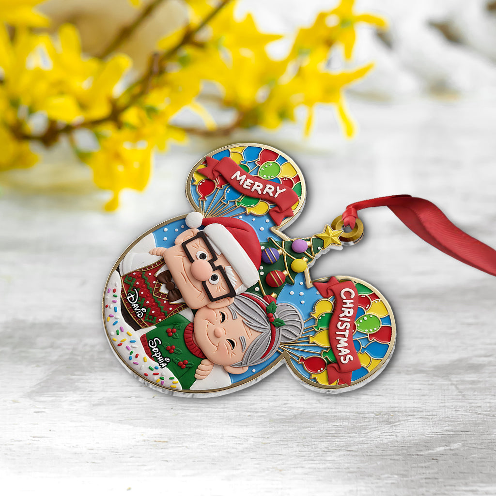 Personalized Mickey Mouse Christmas Ornament Custom Name Gift Ornament GradoCreations