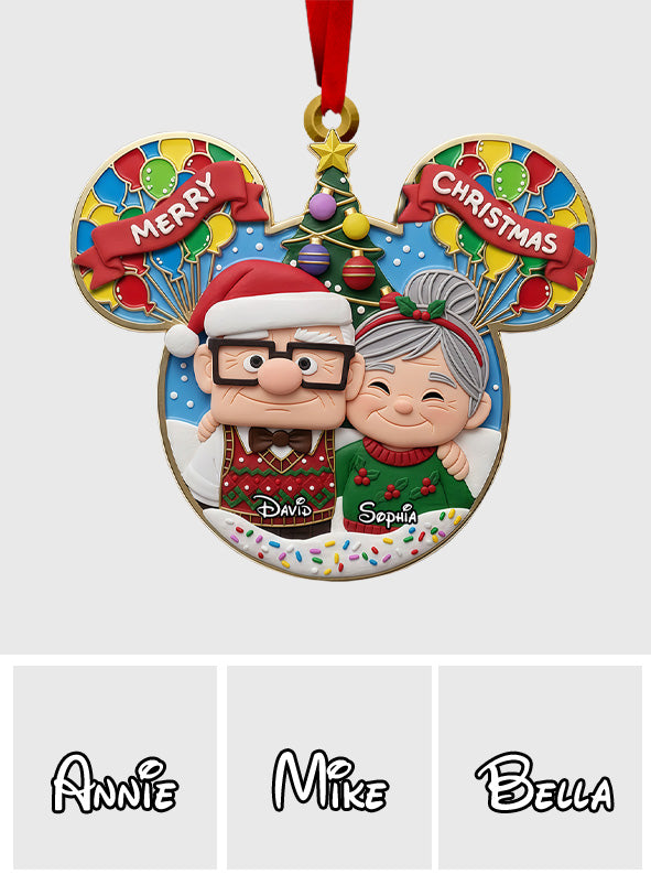 Personalized Mickey Mouse Christmas Ornament Custom Name Gift Ornament GradoCreations