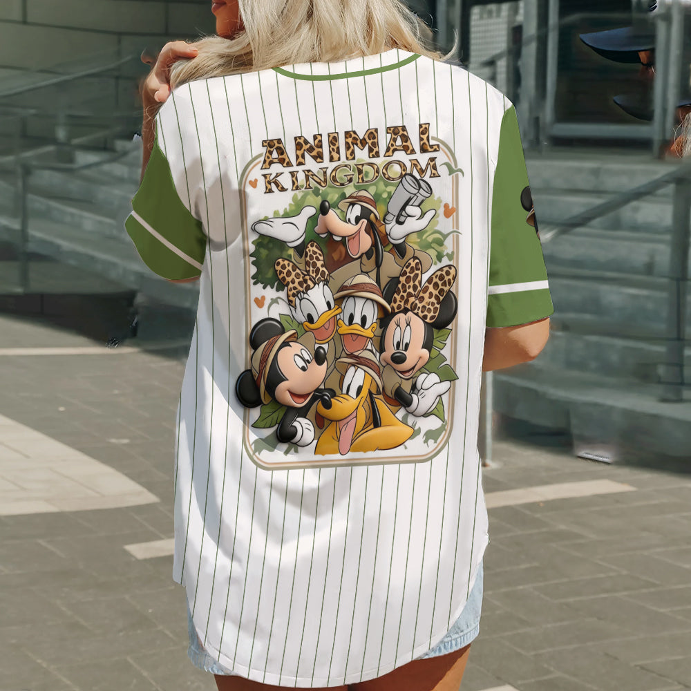 Personalized Animal Kingdom Baseball Jersey Custom Name Gift for Kids Baseball Jersey GradoCreations