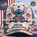 Personalized 250th Anniversary Classic Cap with Stitch Design Classic Cap GradoCreations