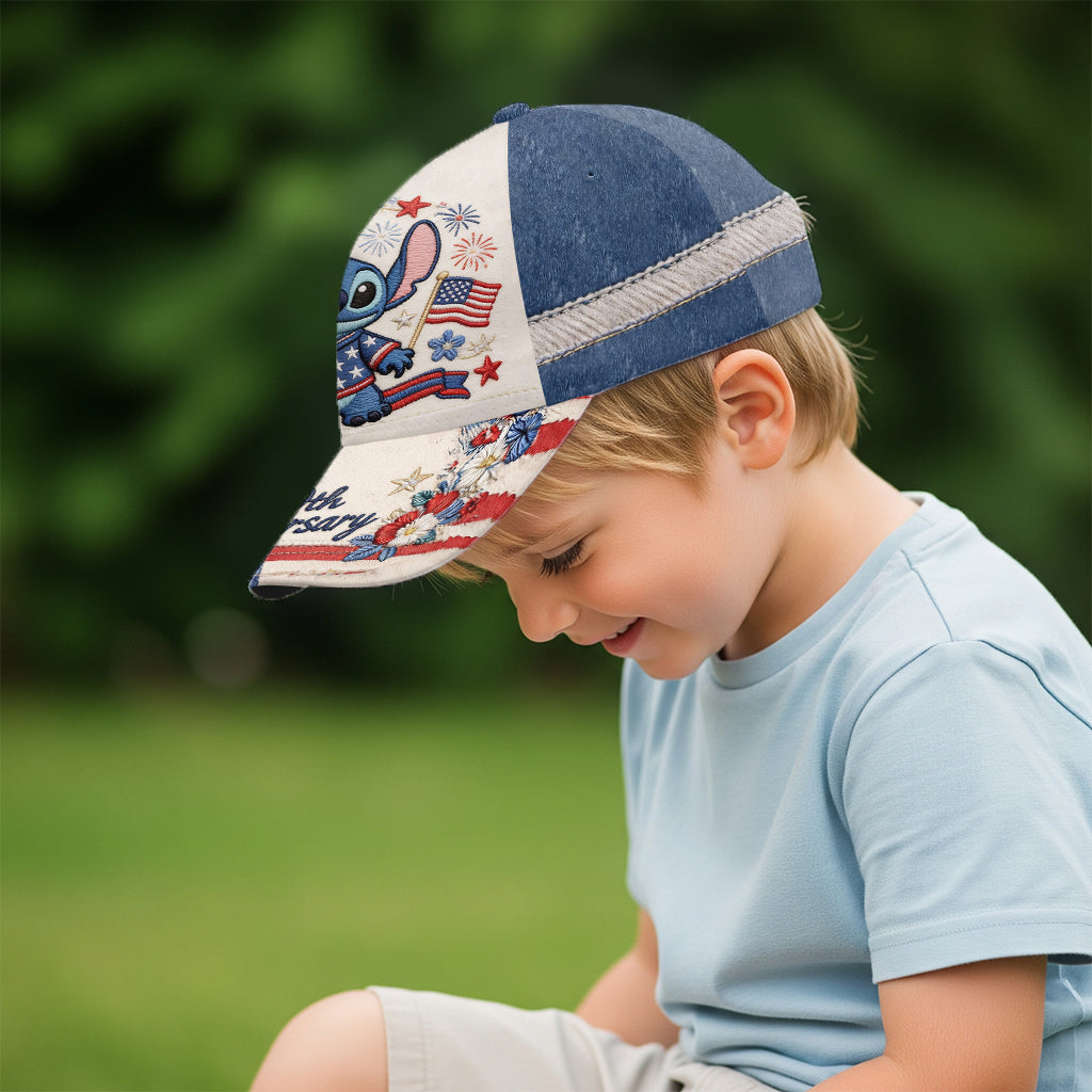 Personalized 250th Anniversary Classic Cap with Stitch Design Classic Cap GradoCreations