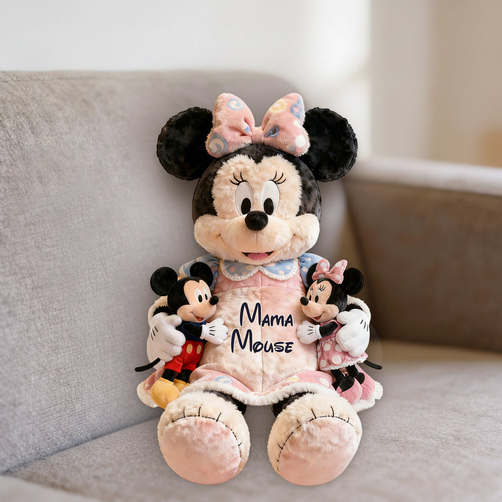 Personalized Premium Faux Fur Mouse Pillow Custom Name Gift Premium Faux Fur Pillow GradoCreations