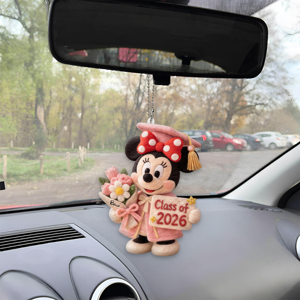 Personalized Graduation Plush Keychain Class of 2026 Gift Plush Keychain GradoCreations