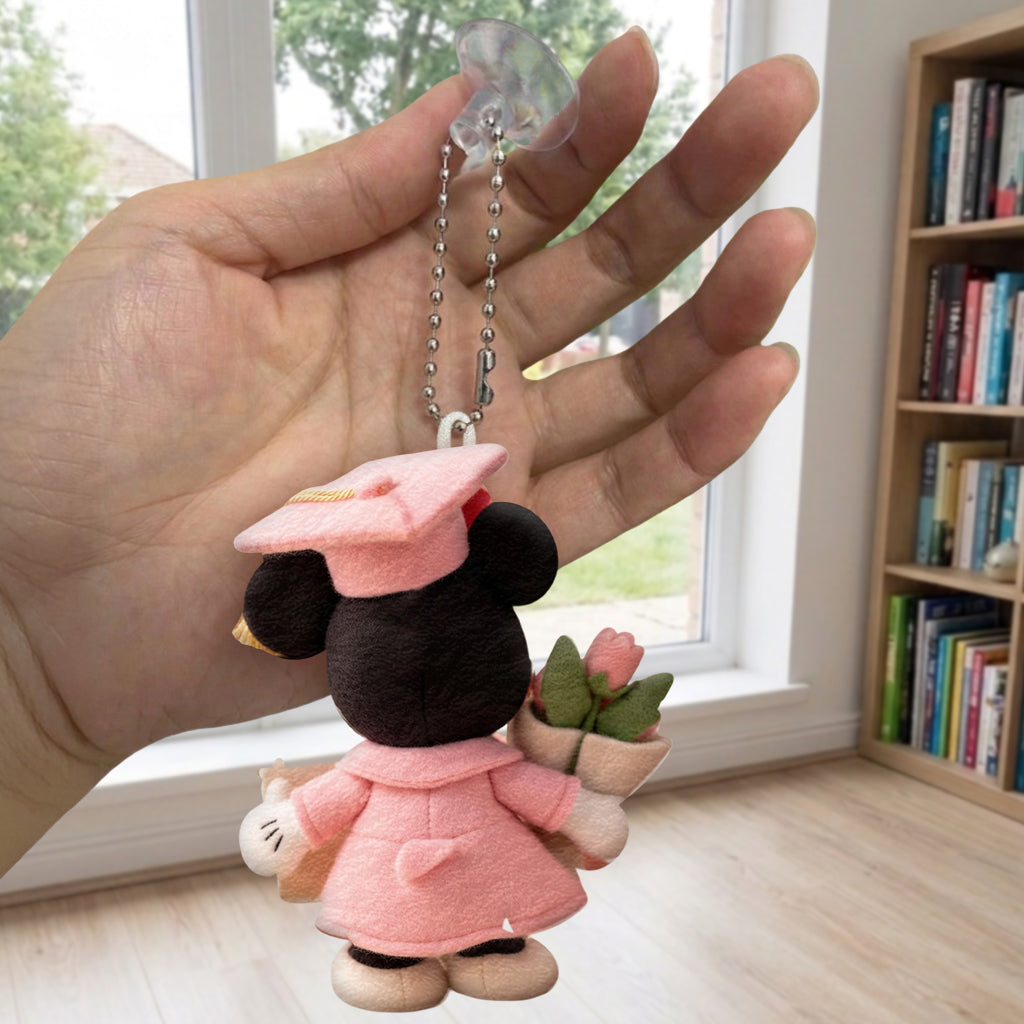 Personalized Graduation Plush Keychain Class of 2026 Gift Plush Keychain GradoCreations