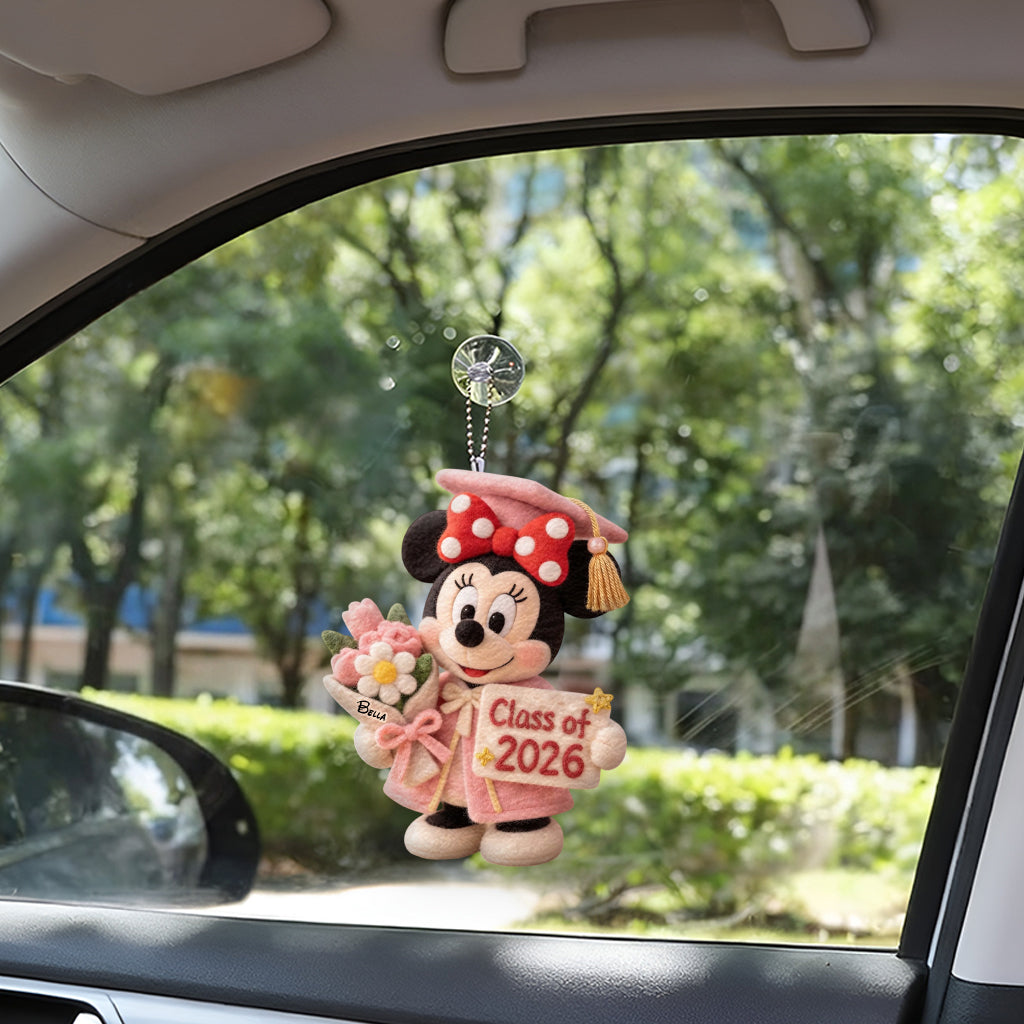 Personalized Graduation Plush Keychain Class of 2026 Gift Plush Keychain GradoCreations