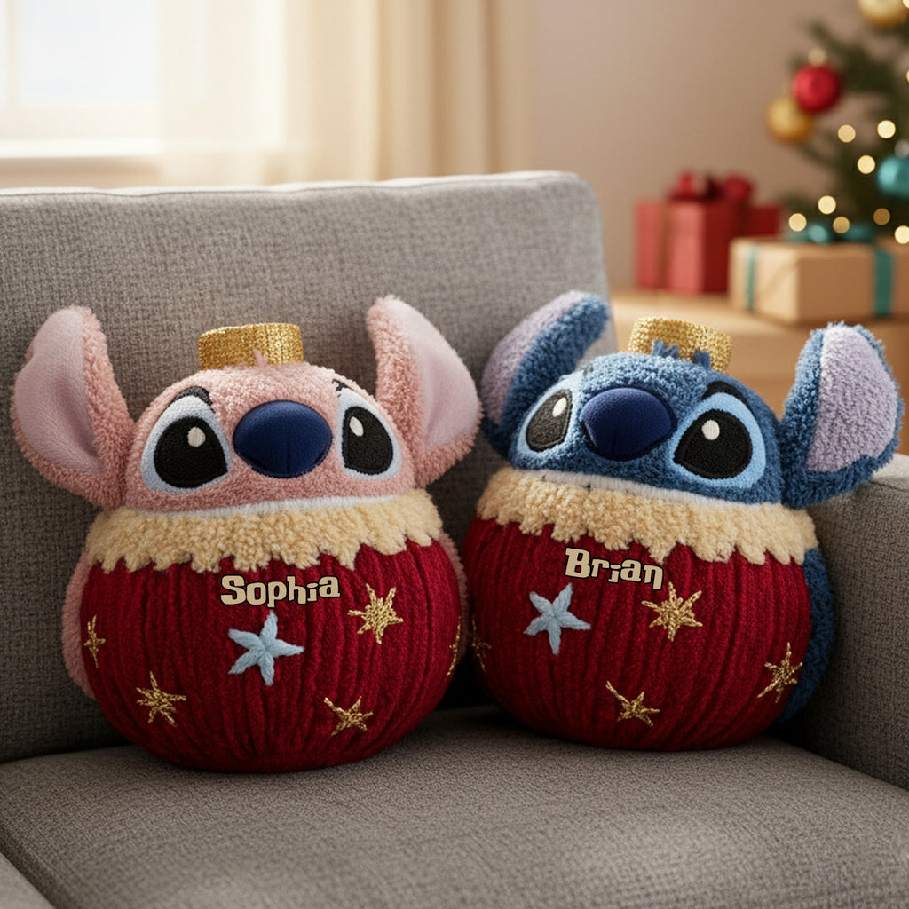 Personalized Faux Fur Shaped Pillow Custom Gift for Christmas Faux Fur Shaped Pillow GradoCreations