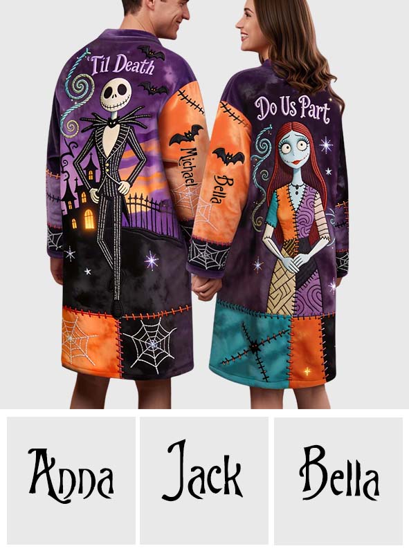 Personalized Nightmare Pajama Kimono Robe for Couples | Unique Gift Pajama Kimono Robe GradoCreations