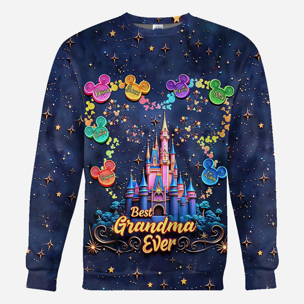 Personalized Best Grandma Ever All Over Shirt Gift Idea All Over Shirt GradoCreations