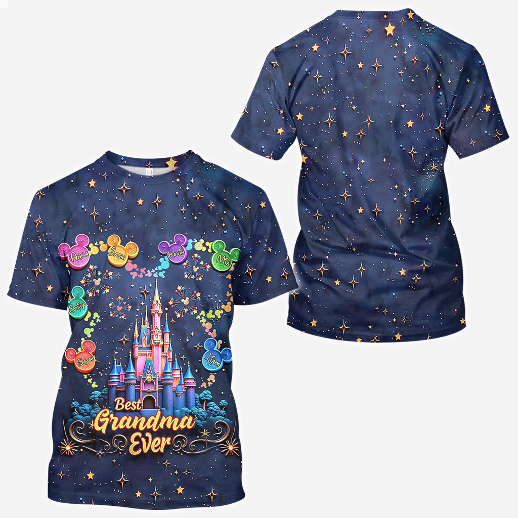 Personalized Best Grandma Ever All Over Shirt Gift Idea All Over Shirt GradoCreations
