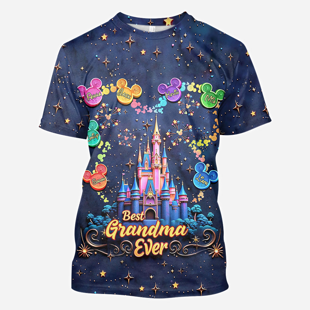 Personalized Best Grandma Ever All Over Shirt Gift Idea All Over Shirt GradoCreations