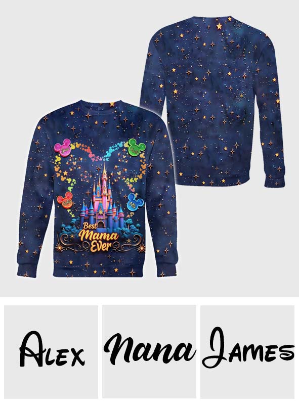 Personalized Best Grandma Ever All Over Shirt Gift Idea All Over Shirt GradoCreations