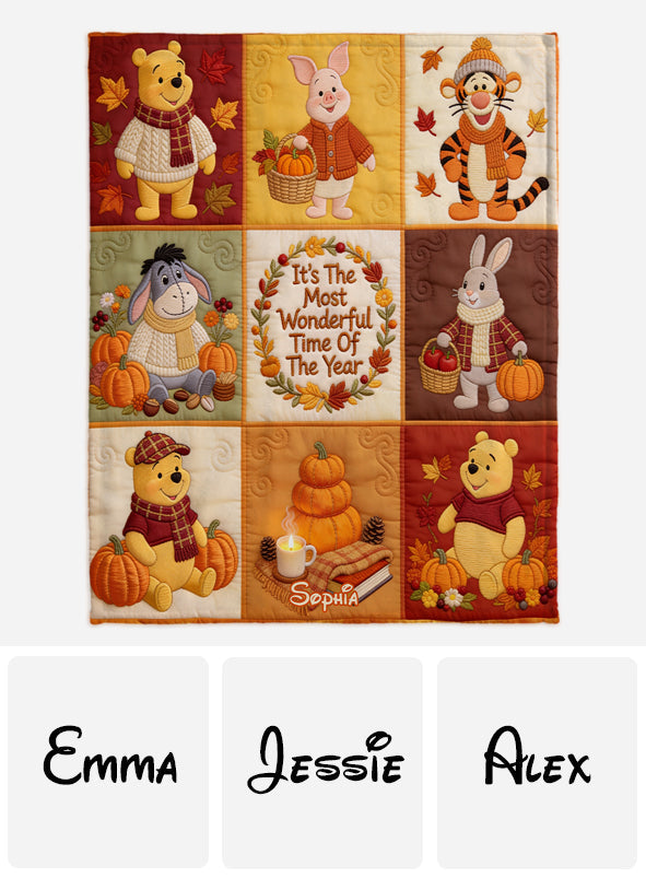 Personalized Flannel Bear Blanket Gift for Family Warm Cozy Blanket GradoCreations