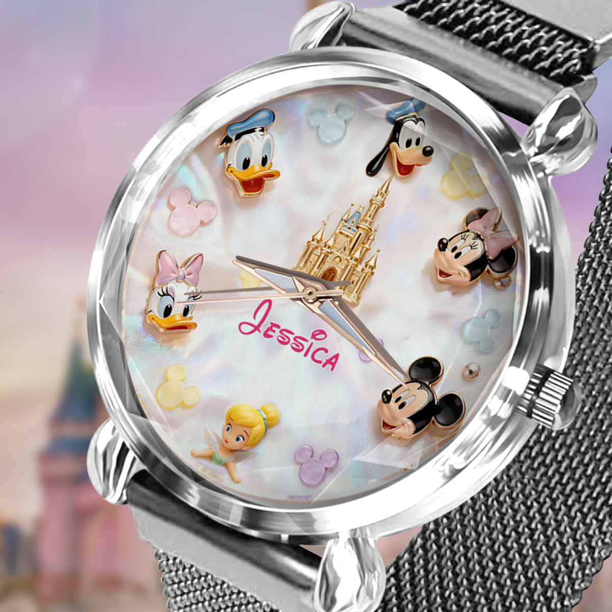 Personalized Disney Women's Hand Watch Custom Name Gift Women Hand Watch GradoCreations