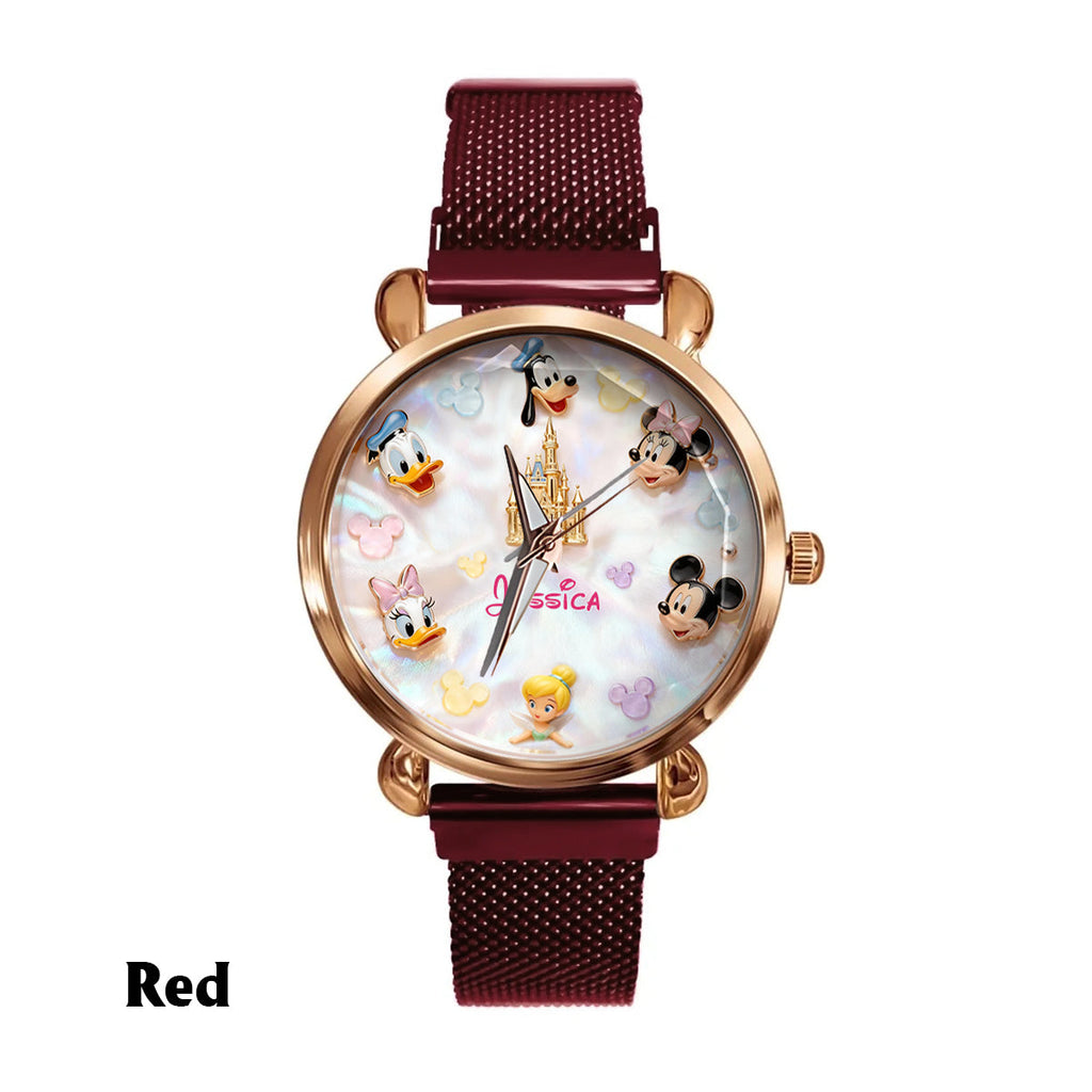 Personalized Disney Women's Hand Watch Custom Name Gift Women Hand Watch GradoCreations