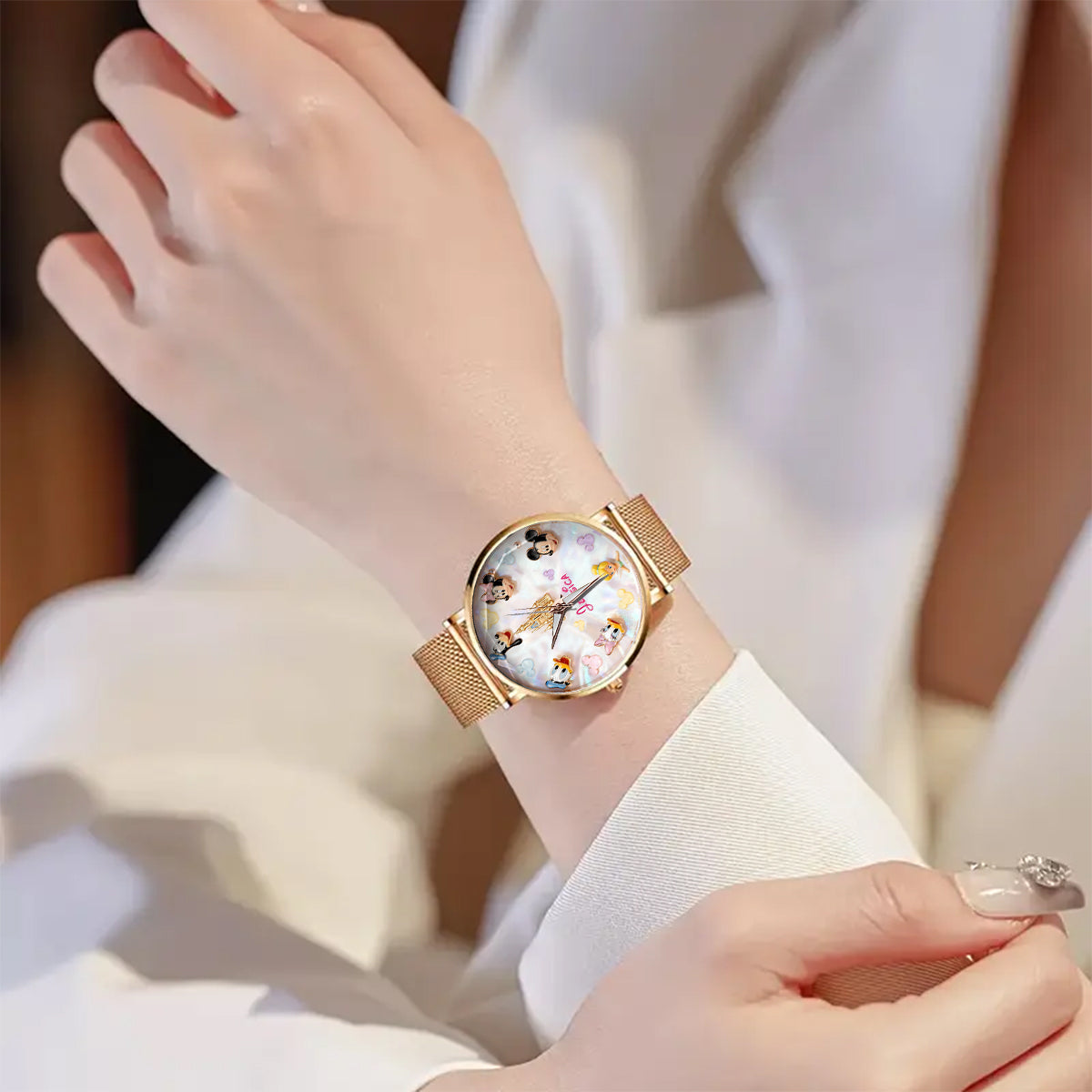 Personalized Disney Women's Hand Watch Custom Name Gift Women Hand Watch GradoCreations