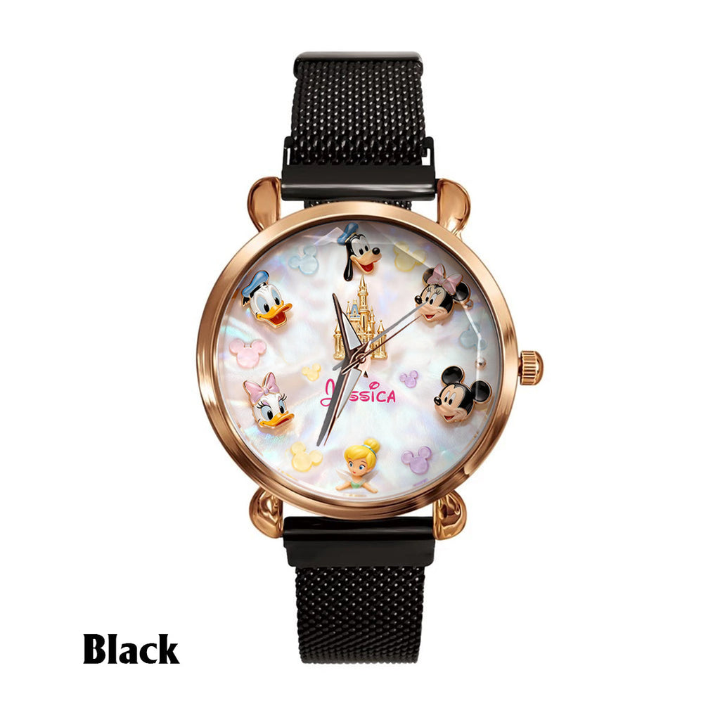 Personalized Disney Women's Hand Watch Custom Name Gift Women Hand Watch GradoCreations