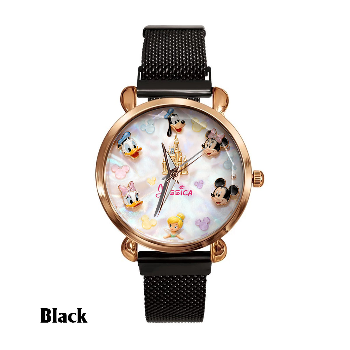 Personalized Disney Women's Hand Watch Custom Name Gift Women Hand Watch GradoCreations