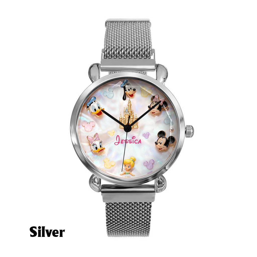 Personalized Disney Women's Hand Watch Custom Name Gift Women Hand Watch GradoCreations