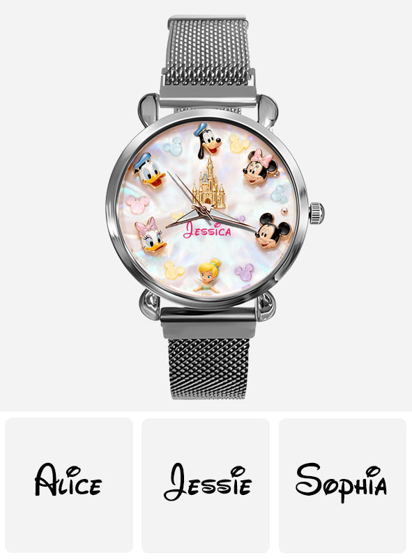 Personalized Disney Women's Hand Watch Custom Name Gift Women Hand Watch GradoCreations