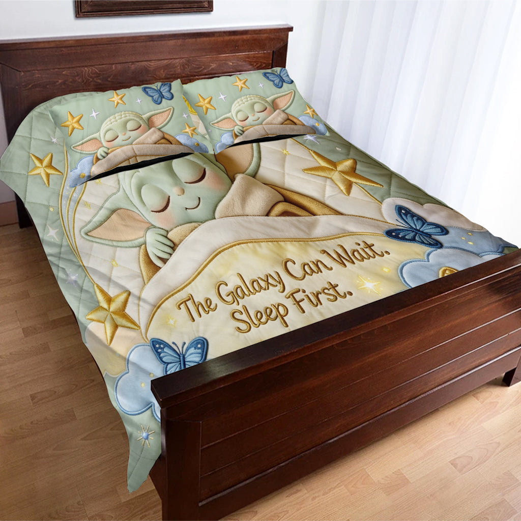 Personalized Baby Yoda Bedding Set Custom Name Gift for Kids Bedding Set GradoCreations