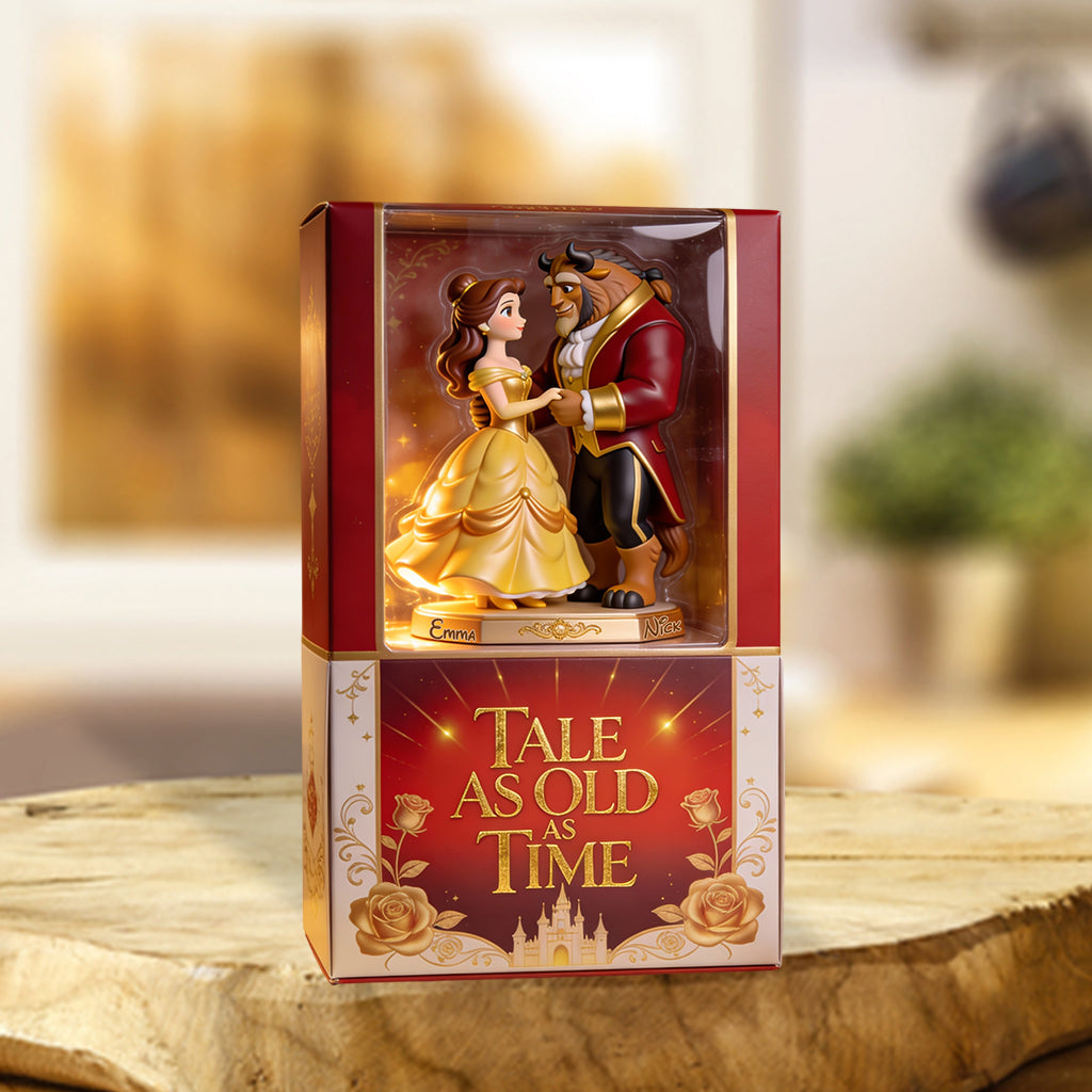 Personalized Beauty and the Beast Acrylic Plaque Custom Gift Custom Shaped Acrylic Plaque GradoCreations