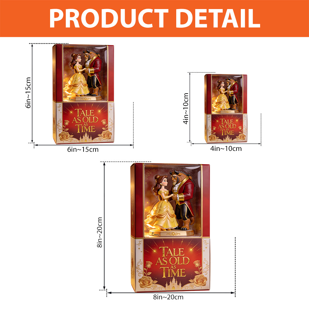Personalized Beauty and the Beast Acrylic Plaque Custom Gift Custom Shaped Acrylic Plaque GradoCreations