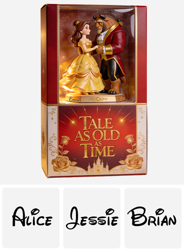 Personalized Beauty and the Beast Acrylic Plaque Custom Gift Custom Shaped Acrylic Plaque GradoCreations