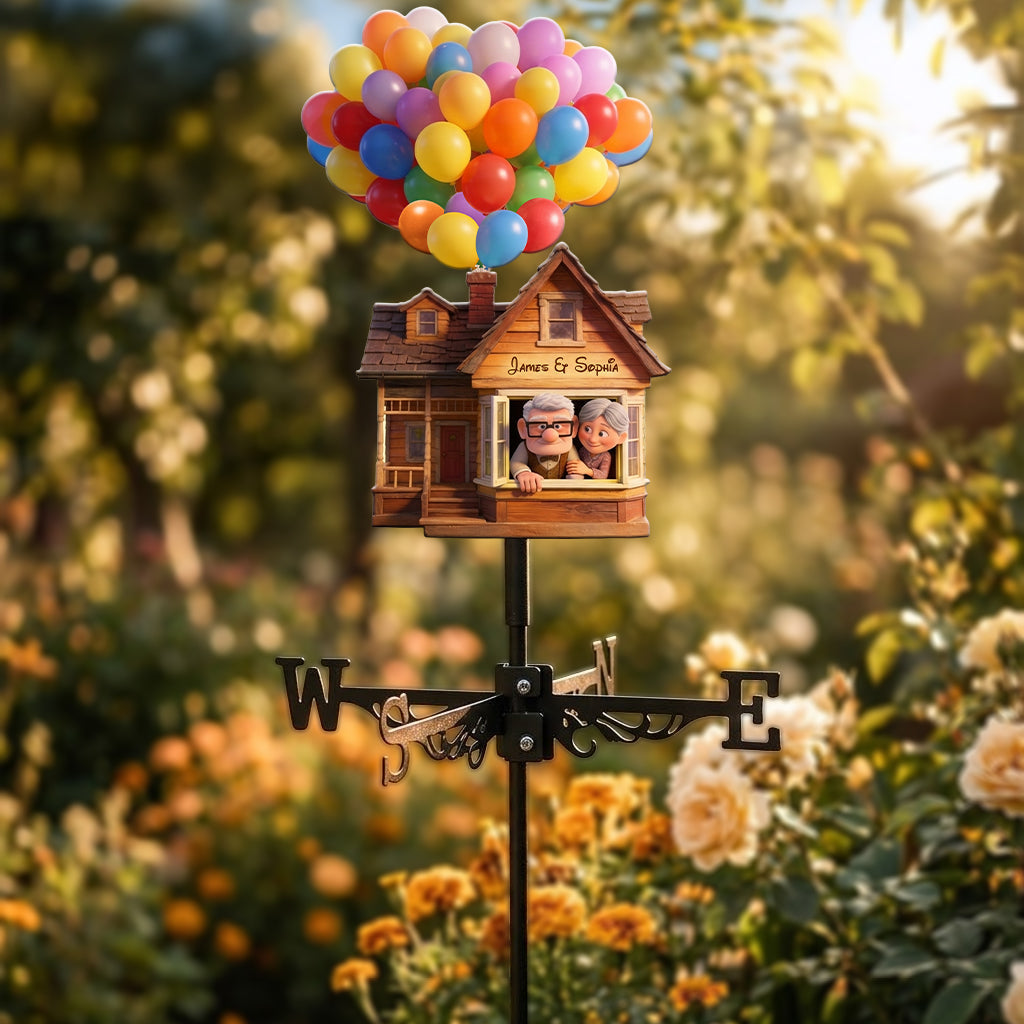 Personalized Up Movie Couple Weather Vane Gift for Couples Weather Vane GradoCreations