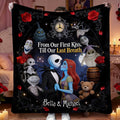 Personalized Nightmare Blanket with Custom Names Romantic Gift for Couples Blanket GradoCreations