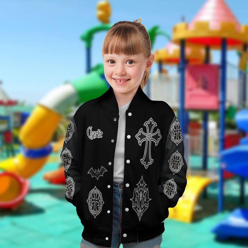 Personalized Black Varsity Jacket Custom Couple Gift Love You To Death Varsity Jacket GradoCreations