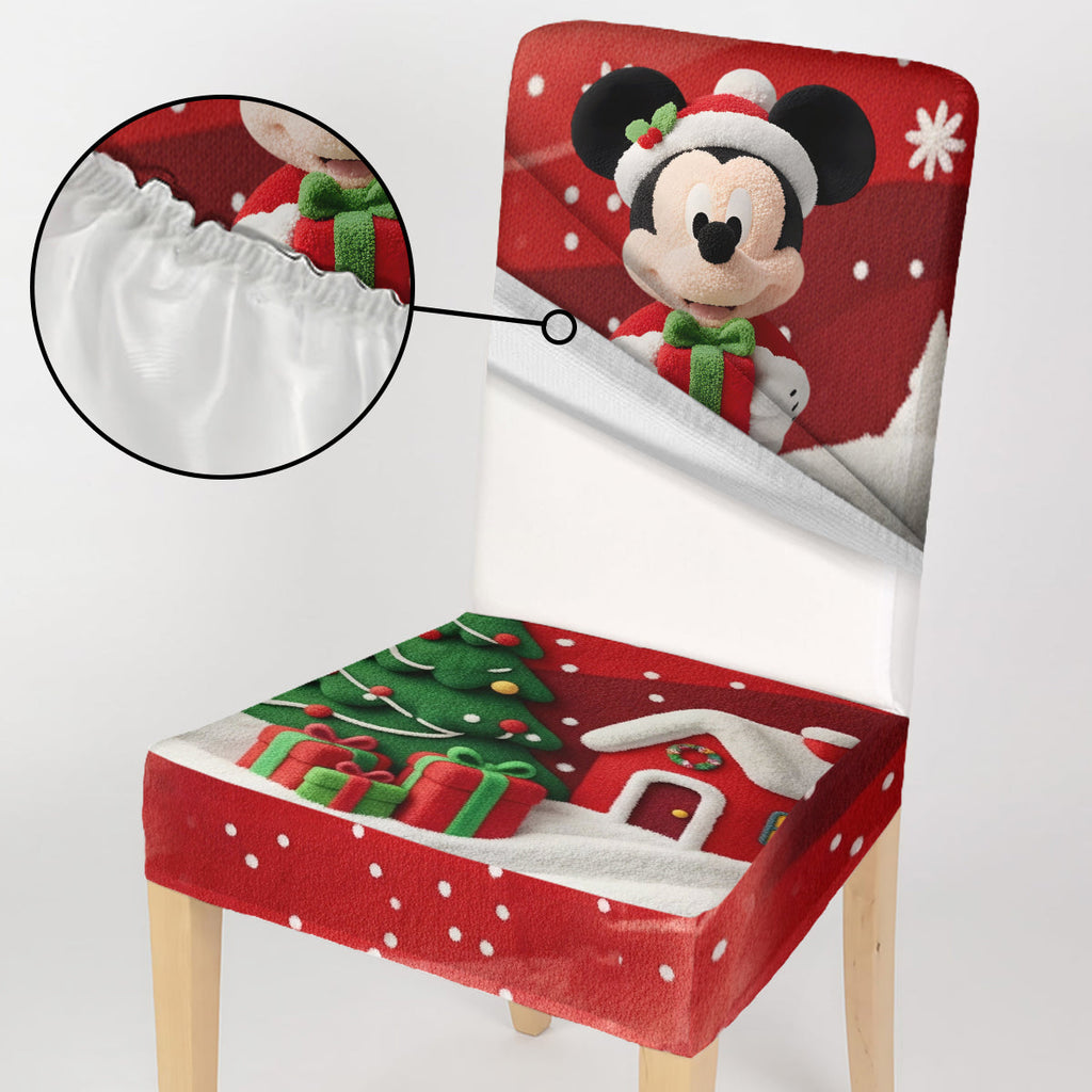 Personalized Disney Mouse Chair Covers Custom Holiday Set Chair Cover Set GradoCreations
