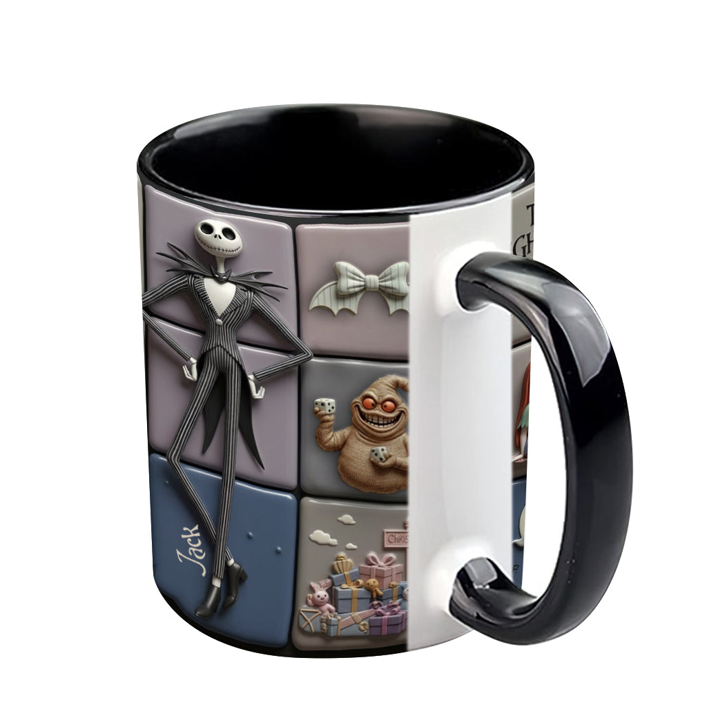 Personalized Nightmare Before Christmas Accent Mug Gift for Kids & Adults Accent Mug GradoCreations