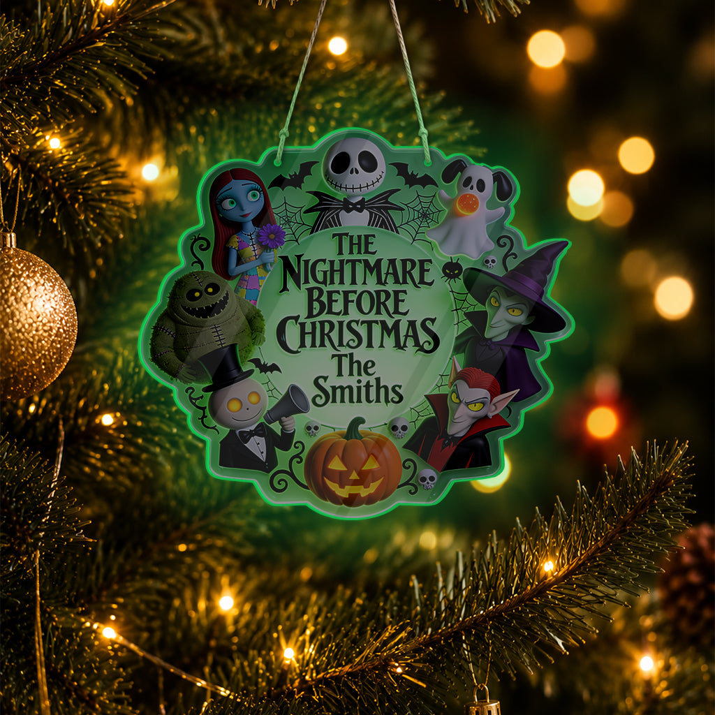 Personalized Luminous Acrylic Sign Spooky Halloween Decor Luminous Acrylic Sign GradoCreations