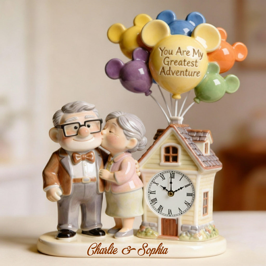 Personalized Desk Clock Plaque Custom Couple Gift for Home Desk Clock Plaque GradoCreations