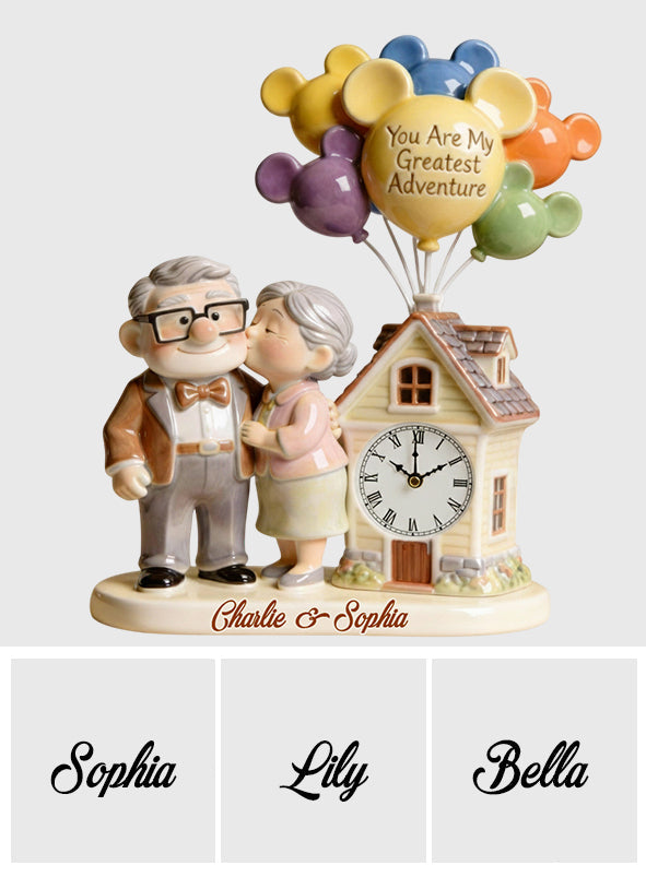 Personalized Desk Clock Plaque Custom Couple Gift for Home Desk Clock Plaque GradoCreations