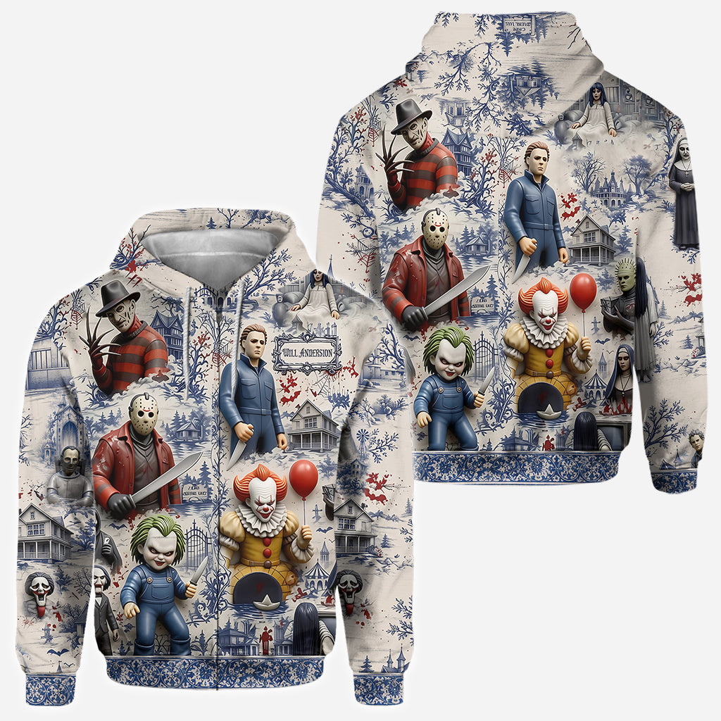 Personalized Horror Movie All Over Print Shirt for Fans | GradoCreations AOP Shirt GradoCreations