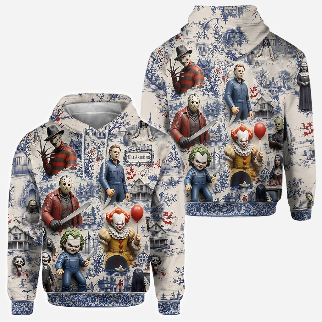 Personalized Horror Movie All Over Print Shirt for Fans | GradoCreations AOP Shirt GradoCreations