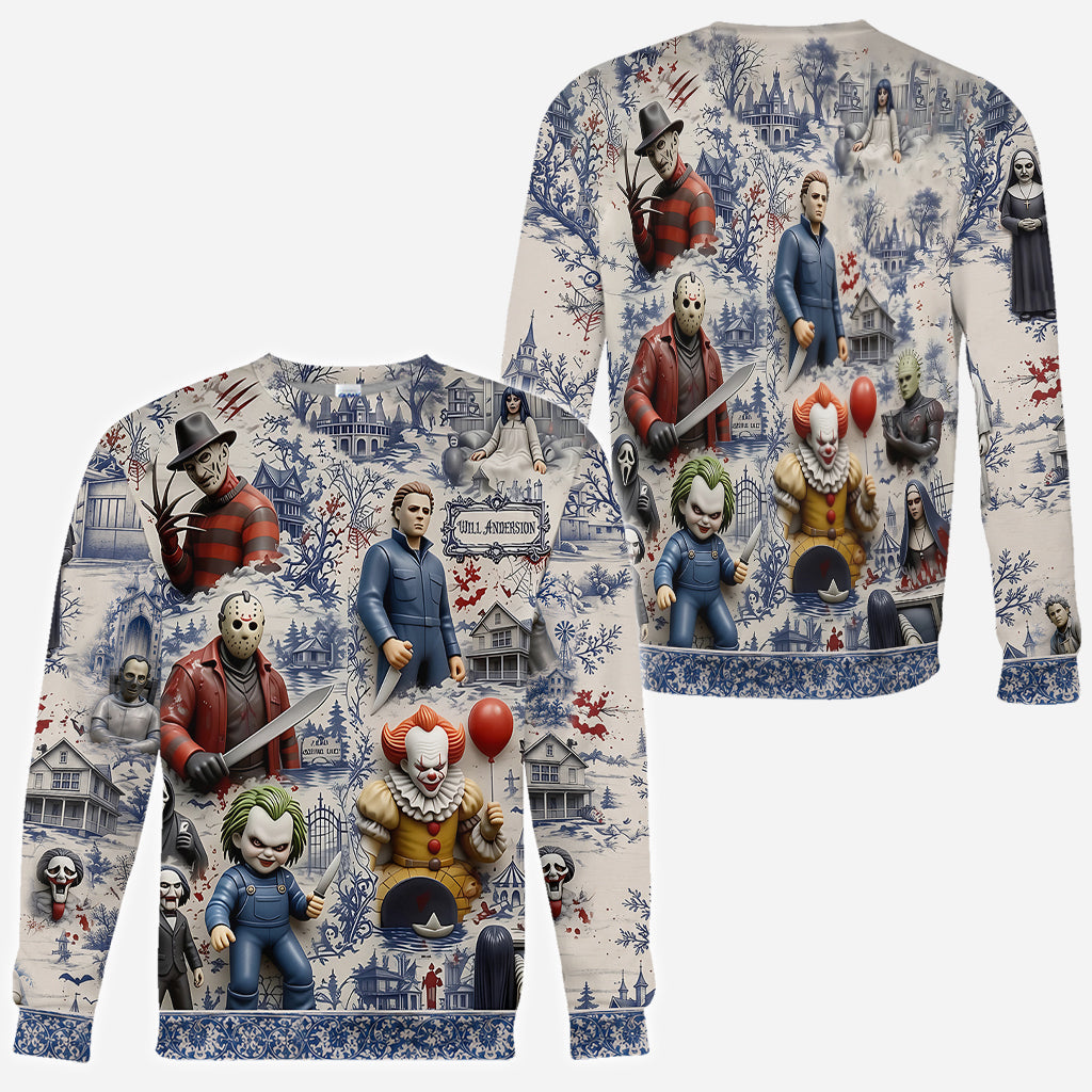 Personalized Horror Movie All Over Print Shirt for Fans | GradoCreations AOP Shirt GradoCreations