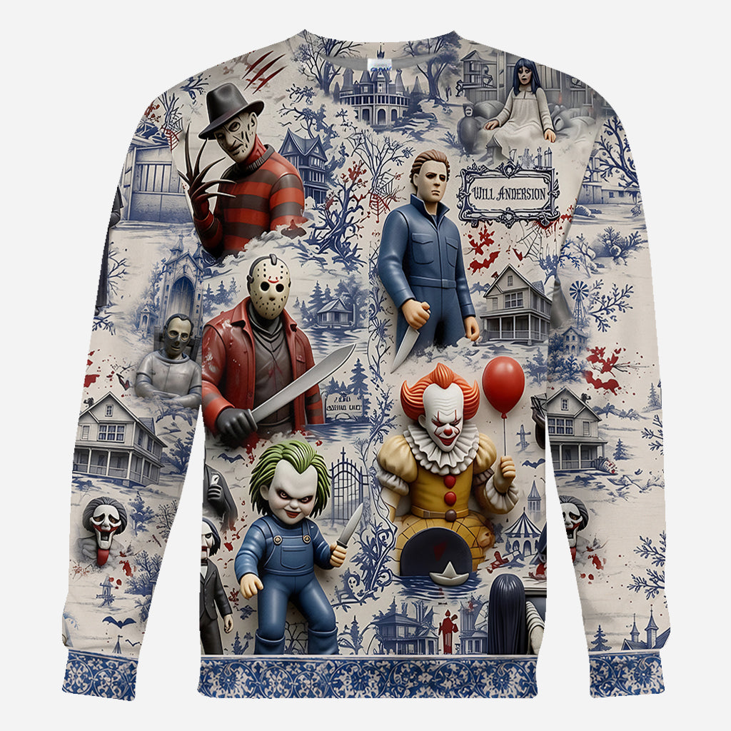 Personalized Horror Movie All Over Print Shirt for Fans | GradoCreations AOP Shirt GradoCreations