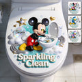 Personalized Mickey Mouse Toilet Decal Custom Name Clean Gift Decal Full GradoCreations