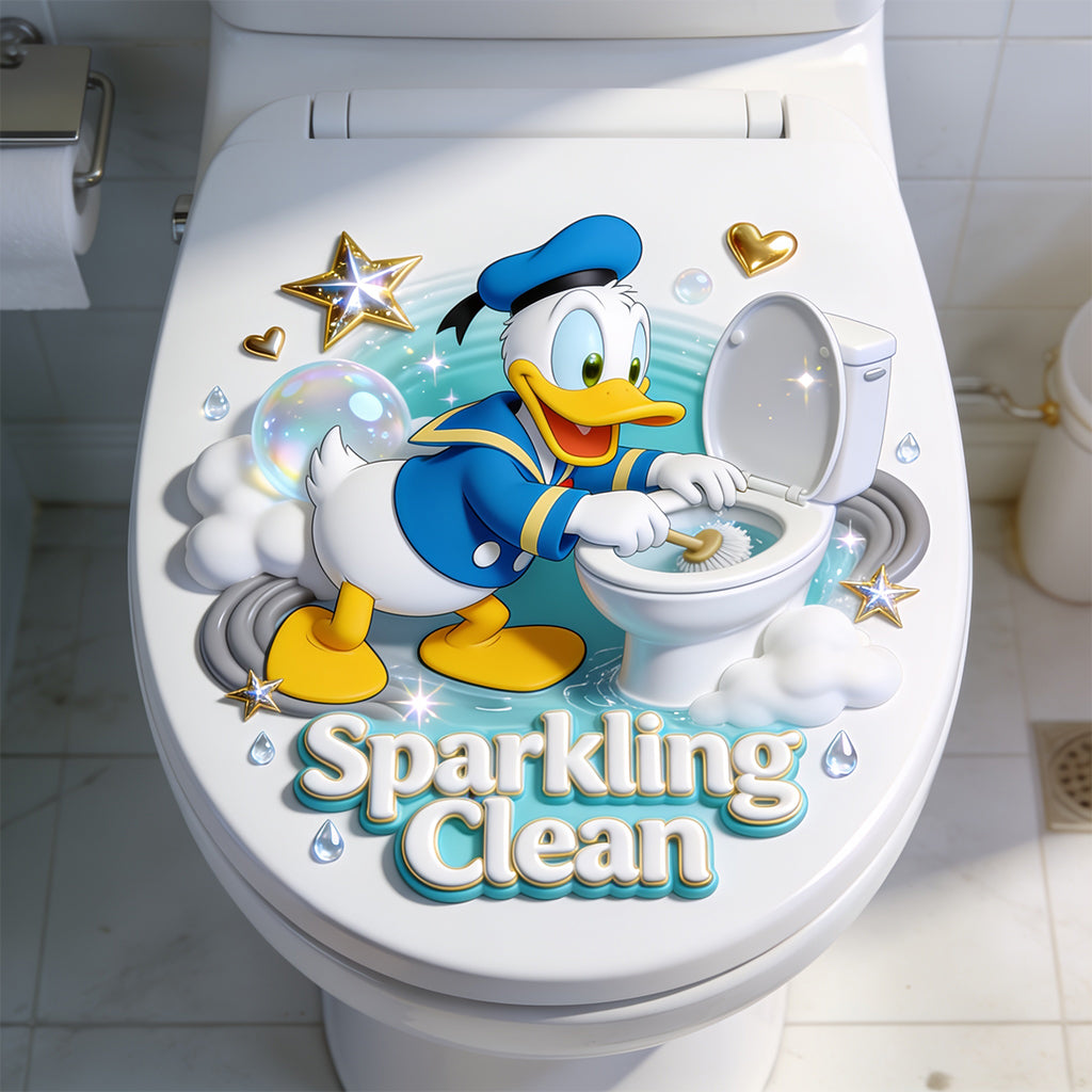 Personalized Mickey Mouse Toilet Decal Custom Name Clean Gift Decal Full GradoCreations