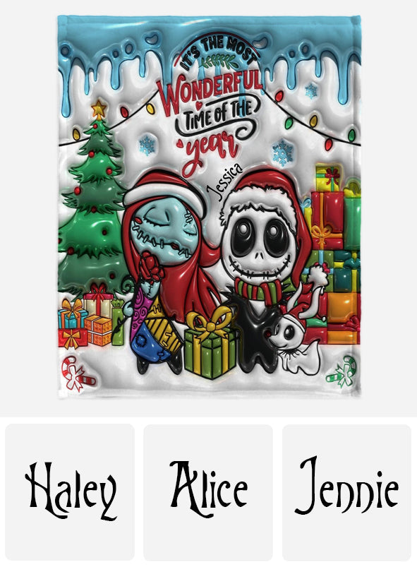 Personalized Nightmare Blanket Unique Holiday Gift for Kids Blanket GradoCreations