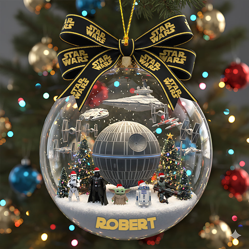 Personalized Star Wars Christmas Ornament Custom Name Gift Ornament GradoCreations