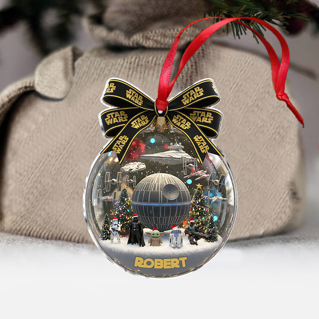 Personalized Star Wars Christmas Ornament Custom Name Gift Ornament GradoCreations