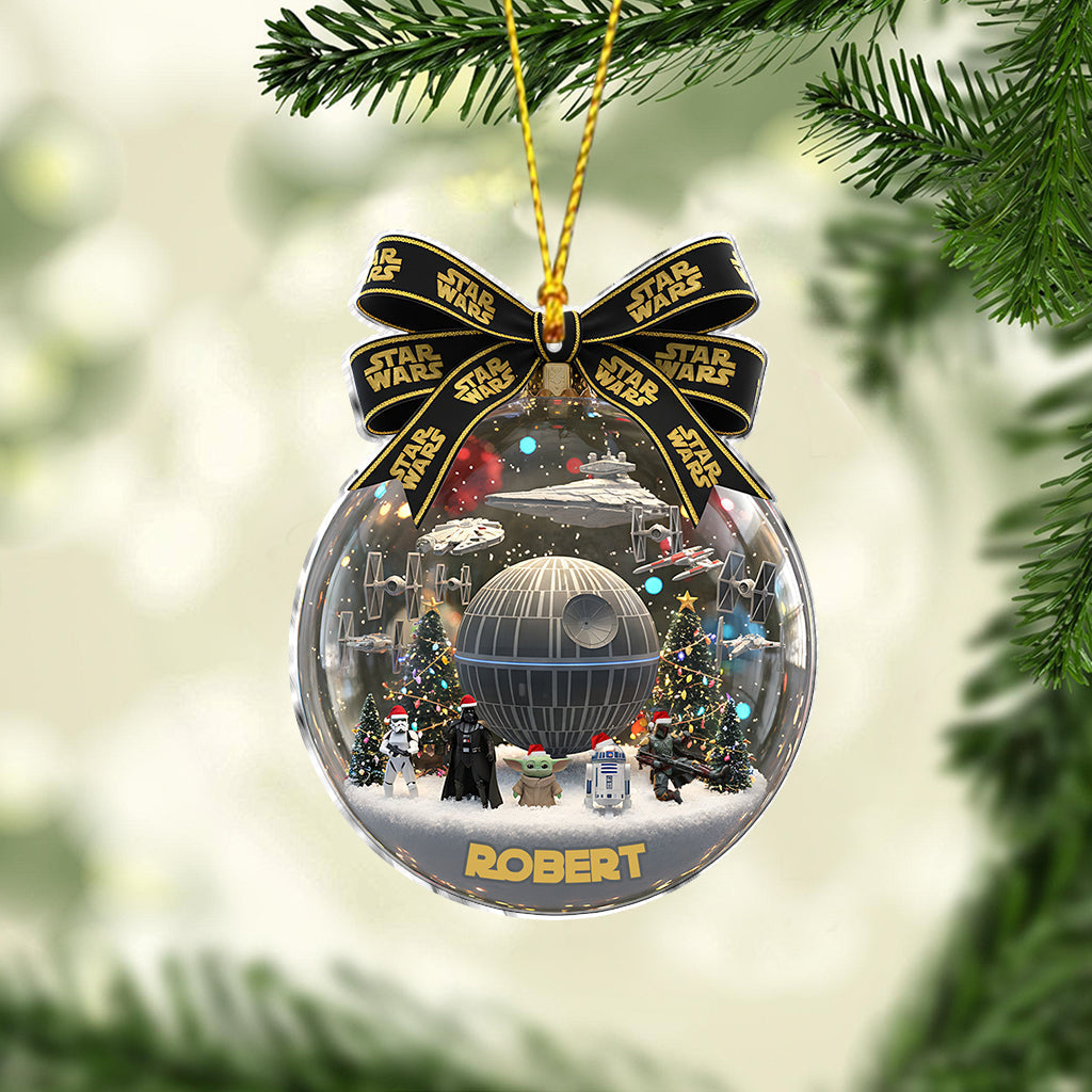 Personalized Star Wars Christmas Ornament Custom Name Gift Ornament GradoCreations