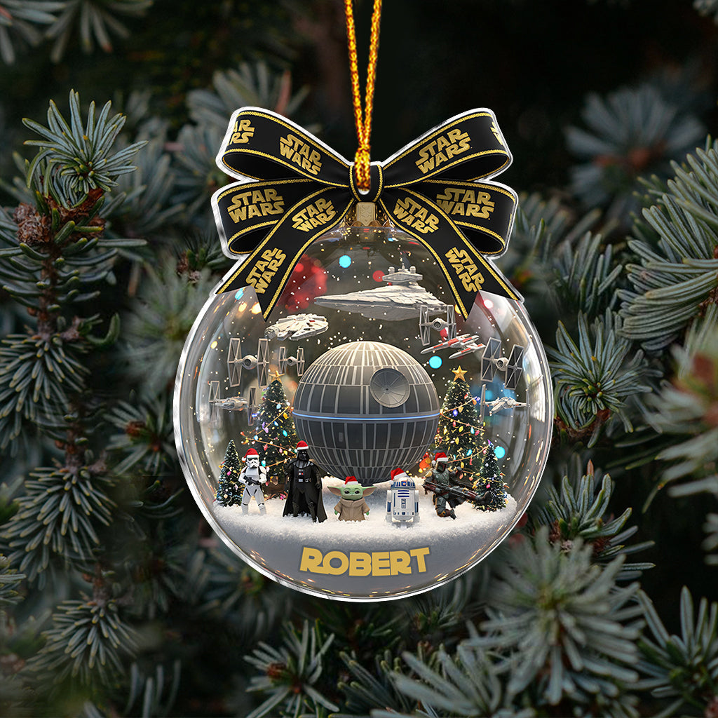 Personalized Star Wars Christmas Ornament Custom Name Gift Ornament GradoCreations