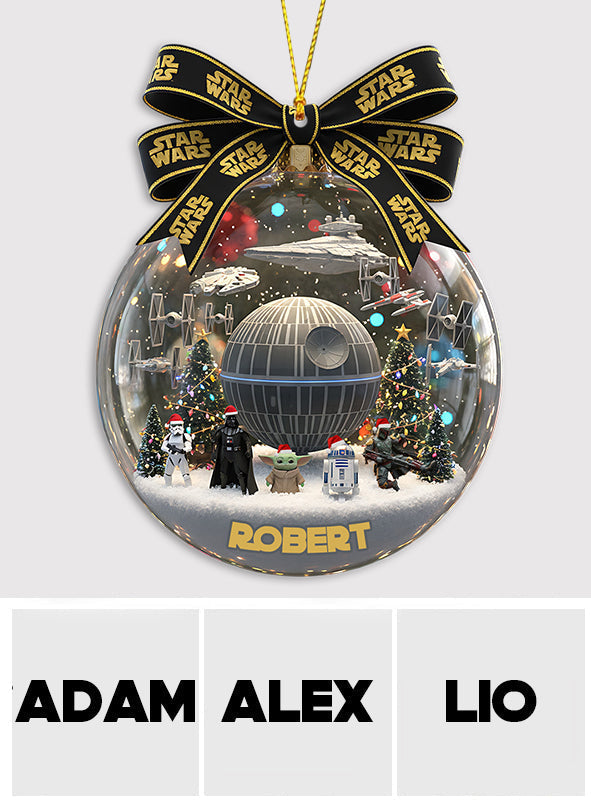 Personalized Star Wars Christmas Ornament Custom Name Gift Ornament GradoCreations